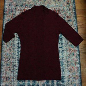 The Slope High Neck Ribbed Top